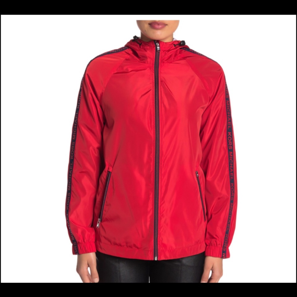 Michael Kors Sleeve Tape Logo Jacket - Picture 3 of 8